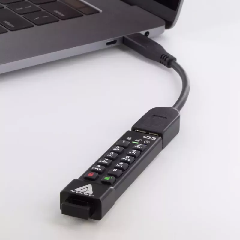 USB atmintukas Apricorn 16GB USB Type-A 3.2 Gen 1 Aegis Secure Key 3NX