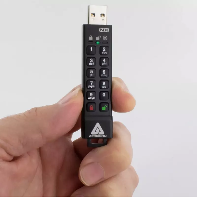 USB atmintukas Apricorn 16GB USB Type-A 3.2 Gen 1 Aegis Secure Key 3NX