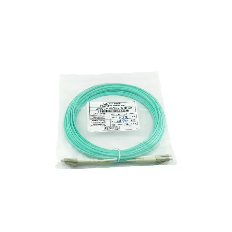 Skaidulinis optinis kabelis BlueOptics ASRC-BO 2x LC LC/UPC OM3 30 m Aqua