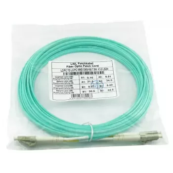 Skaidulinis optinis kabelis BlueOptics BK842A 30 m LC OM3 Aqua