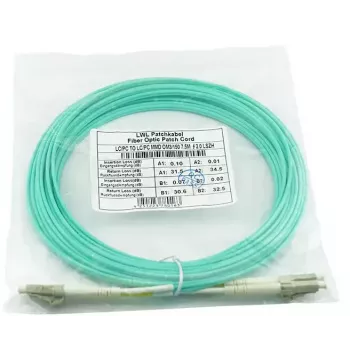 BlueOptics BK843A-BO 50 m LC OM3 Aqua šviesolaidinis kabelis