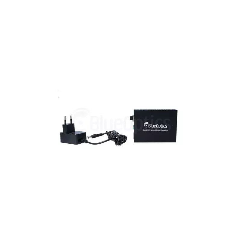 Tinklo medijos keitiklis BlueOptics BLMC001 1000 Mbit/s Juodas
