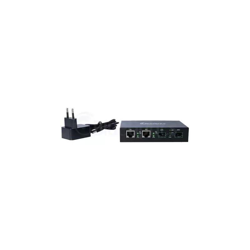 Tinklo medijos keitiklis BlueOptics BLMC003 1000 Mbit/s Vienmodis Juodas