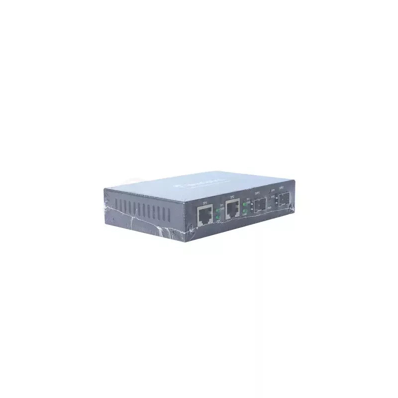 Tinklo medijos keitiklis BlueOptics BLMC003 1000 Mbit/s Vienmodis Juodas