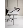 BakkerElkhuizen BE Flexible Dual dviejų monitorų laikiklis, tamsiai pilkas, spaustuvas, 20 kg, 43,2 cm (17 colių), 88,9 cm (35 coliai), 100 x 100 mm