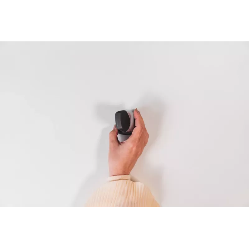 BakkerElkhuizen DXT 2 Precision Mouse belaidė, ambidekstrinė, vertikalaus dizaino, lazerinė, RF belaidė + Bluetooth, 2000 DPI, juoda, pilka