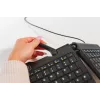 BakkerElkhuizen Goldtouch Travel Go2 Wired DE Qwertz, Mini, laidinė, USB, žirklinis jungiklis, QWERTZ, juoda