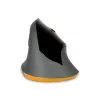 BakkerElkhuizen PRF Mouse Wireless belaidė vertikali pelė, tamsiai pilka, dešinei rankai, optinė, RF belaidė, 1600 DPI, juoda, pilka