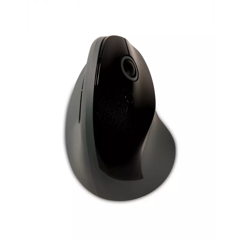 BakkerElkhuizen PRF Mouse Wireless belaidė vertikali pelė, tamsiai pilka, dešinei rankai, optinė, RF belaidė, 1600 DPI, juoda, pilka