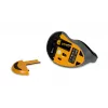 BakkerElkhuizen PRF Mouse Wireless belaidė vertikali pelė, tamsiai pilka, dešinei rankai, optinė, RF belaidė, 1600 DPI, juoda, pilka