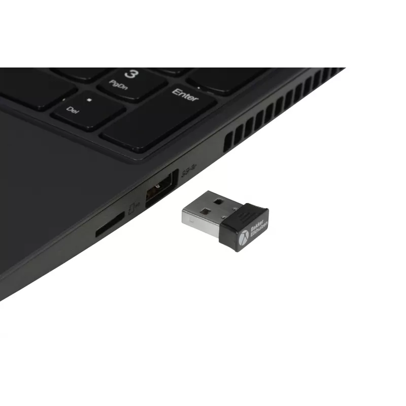 BakkerElkhuizen PRF Mouse Wireless belaidė vertikali pelė, tamsiai pilka, dešinei rankai, optinė, RF belaidė, 1600 DPI, juoda, pilka
