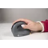 BakkerElkhuizen PRF Mouse Wireless belaidė vertikali pelė, tamsiai pilka, dešinei rankai, optinė, RF belaidė, 1600 DPI, juoda, pilka