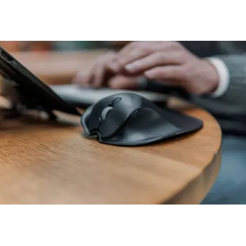 BakkerElkhuizen HandshoeMouse Shift Bluetooth pelė, biuro, abipusė, optinė, 1000 DPI