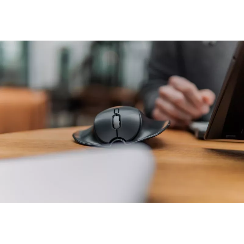 BakkerElkhuizen HandshoeMouse Shift Bluetooth pelė, biuro, abipusė, optinė, 1000 DPI