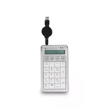 BakkerElkhuizen S-board 840 Numeric skaitmeninė klaviatūra, USB, PC, 1,2 m, šviesiai pilka, balta