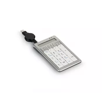 BakkerElkhuizen S-board 840 Numeric skaitmeninė klaviatūra, USB, PC, 1,2 m, šviesiai pilka, balta