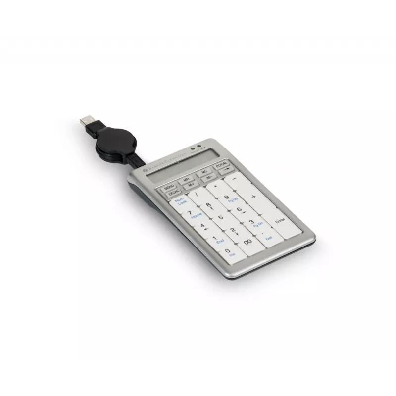 BakkerElkhuizen S-board 840 Numeric skaitmeninė klaviatūra, USB, PC, 1,2 m, šviesiai pilka, balta