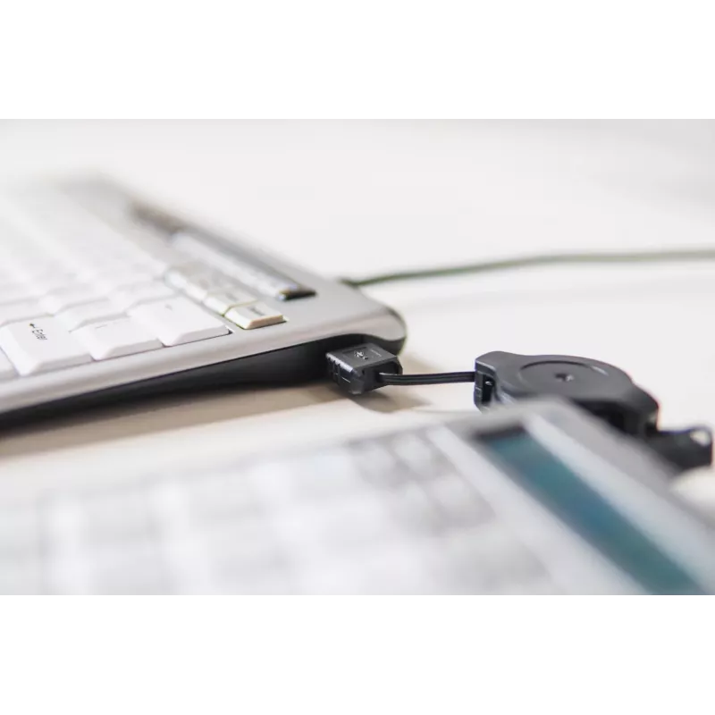 BakkerElkhuizen S-board 840 Numeric skaitmeninė klaviatūra, USB, PC, 1,2 m, šviesiai pilka, balta