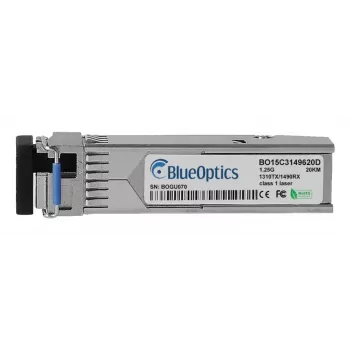 SFP siųstuvas-imtuvas BlueOptics BO15C3149640DIN 1250 Mbit/s šviesolaidinis