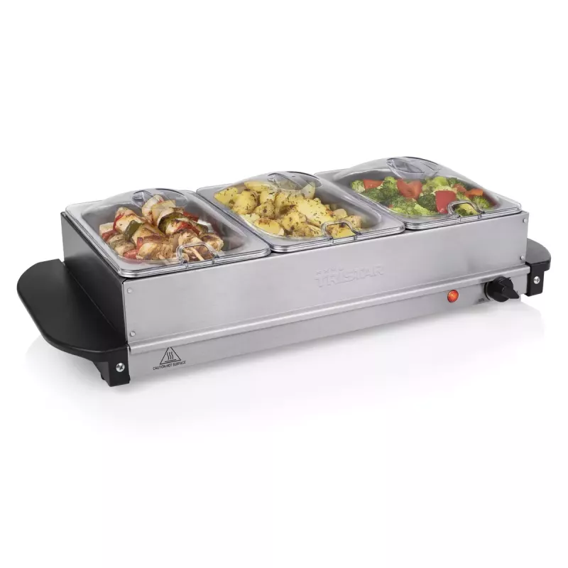 Tristar BP-6283 200W 4,2L nerūdijančio plieno bufetinis šildytuvas