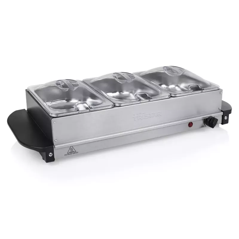 Tristar BP-6283 200W 4,2L nerūdijančio plieno bufetinis šildytuvas