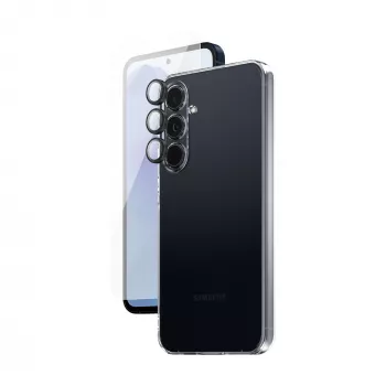 PanzerGlass SAFE 3-in-1 apsaugos rinkinys Samsung Galaxy A55 5G nuo įbrėžimų ir smūgių