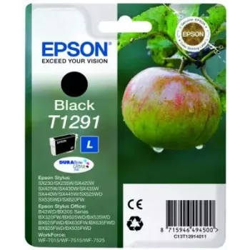 Kasetė Epson T1291 DURABrite Ultra juoda pigmentinė, 1 vnt.