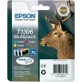 Epson Stag Multipack 3 spalvų T1306 DURABrite Ultra rašalas, Ciuan, Magenta, Geltona, Pigmentinis rašalas, 1 vnt., Multi pack