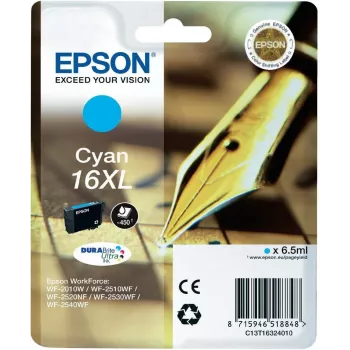 Epson 16XL DURABrite Ultra rašalinė kasetė Cyan vienetinis paketas