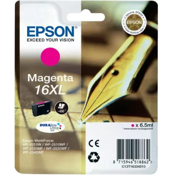 Rašalinė kasetė Epson 16XL Magenta DURABrite Ultra