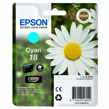 Epson Daisy Singlepack Cyan 18 Claria Home Ink – Fotociano rašalo kasetė