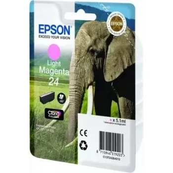 Originalus Epson rašalo kasetė C13T24264010 pigmentinė šviesiai purpurinė vienetinė