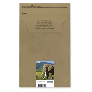 Kasečių rinkinys Epson Multipack 6 spalvų 24 EasyMail – 6 vnt., standartinės talpos, juoda/ciano/šviesiai ciano/magenta/šviesiai magenta/geltona
