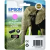 Dažų kasetė Epson Elephant Singlepack šviesiai purpurinė 24XL Claria Photo HD (pigmentinė, šviesiai purpurinė)