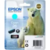 Rašalo kasetė Epson C13T26124010 Vienetinis pakuotė Cyan 26 Claria Premium — Cianinė, 1 vnt.