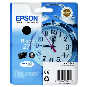 Epson 27 DURABrite Ultra originali rašalo kasetė, juoda, standartinė talpa, 1 vnt.