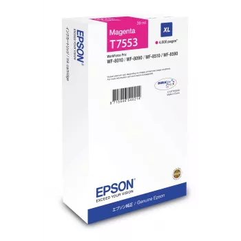 Kasetė Epson C13T755340 (Originali) XL didelės talpos, purpurinė, 1 vnt.