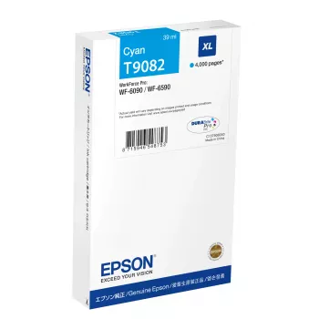 Originalus Epson rašalo kasetė C13T908240 XL Cyan – 39 ml, išeiga 4000 puslapių