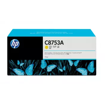HP C8753A Geltona Originali rašalo kasetė, 1 vnt.