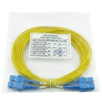 BlueOptics CAB-SMF-SC-SC-30 InfiniBand šviesolaidinis kabelis 30 m SC SC