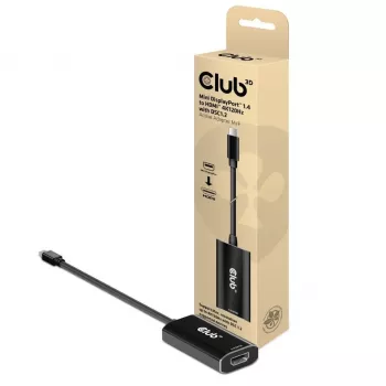 CLUB3D Mini DisplayPort 1.4 į HDMI 4K120Hz su DSC1.2 aktyvus adapteris M/F
