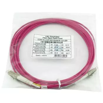 Skaidulinis optinis kabelis BlueOptics CBL-LC-OM4-10M-BO 10m LC į LC 50µm