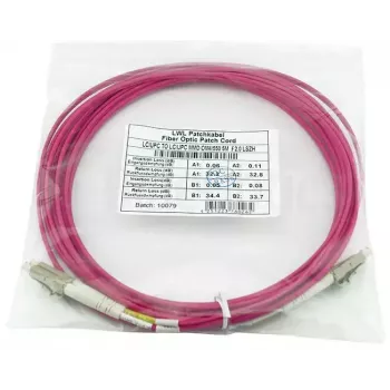 BlueOptics CBL-LC-OM4-20M-BO šviesolaidinis kabelis 2x LC 20 m OM4