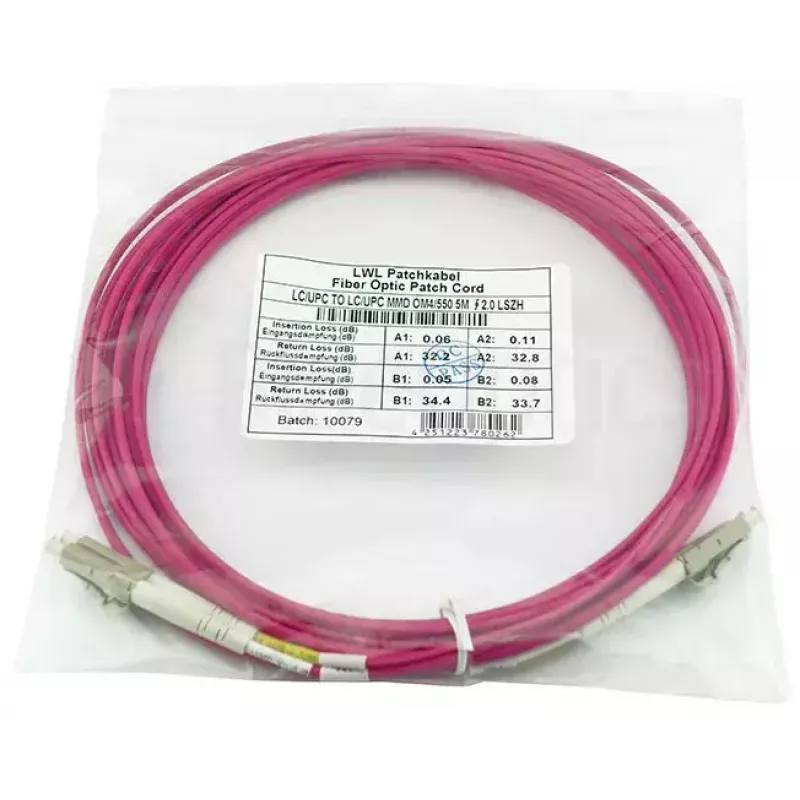 BlueOptics CBL-LC-OM4-20M-BO šviesolaidinis kabelis 2x LC 20 m OM4