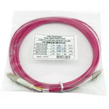 BlueOptics CBL-LC-OM4-50M-BO InfiniBand šviesolaidinis kabelis 50 m 2x LC