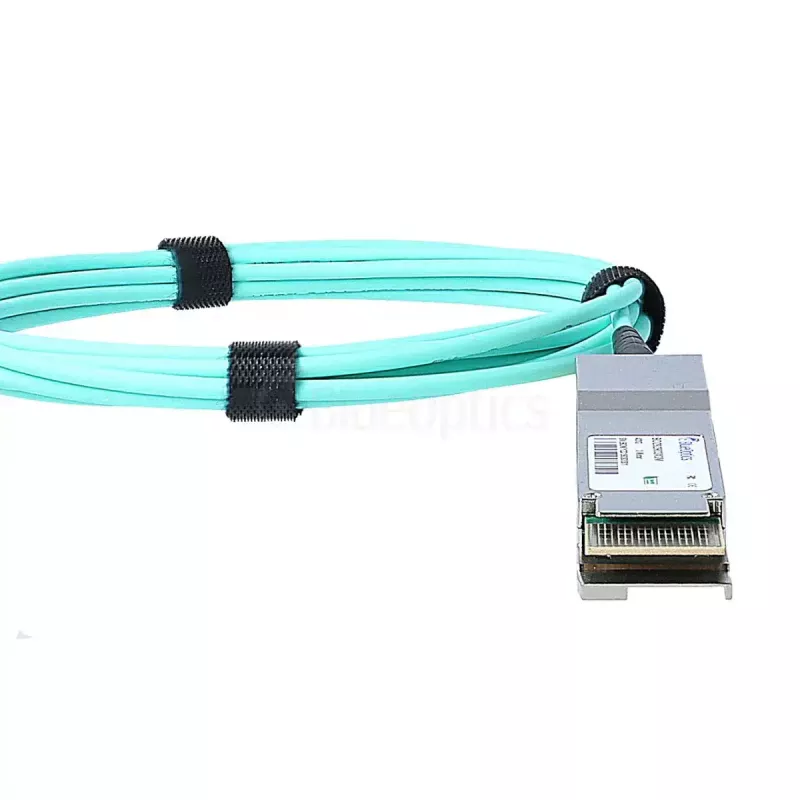 BlueOptics C-DQ8FNM003-H0-M-BO QSFP-DD InfiniBand optinis laidas 3 m, akvamarinas