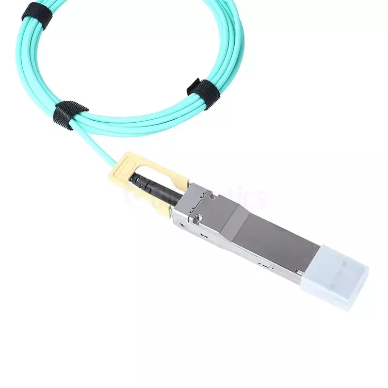 BlueOptics C-DQ8FNM003-H0-M-BO QSFP-DD InfiniBand optinis laidas 3 m, akvamarinas