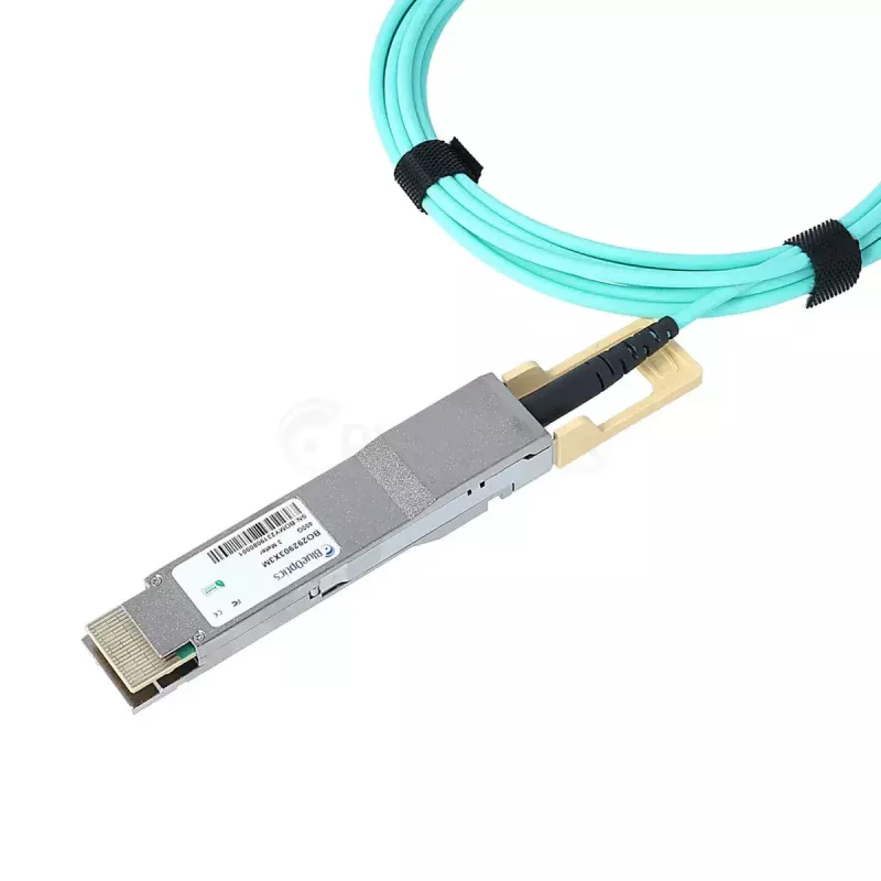 BlueOptics C-DQ8FNM003-H0-M-BO QSFP-DD InfiniBand optinis laidas 3 m, akvamarinas
