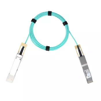 BlueOptics C-DQ8FNM003-H0-M-BO QSFP-DD InfiniBand optinis laidas 3 m, akvamarinas