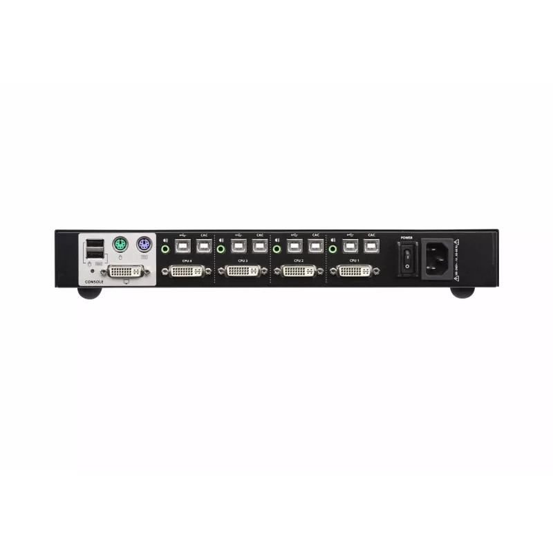 ATEN 4 prievadų USB DVI saugus KVM jungiklis CS1184D
